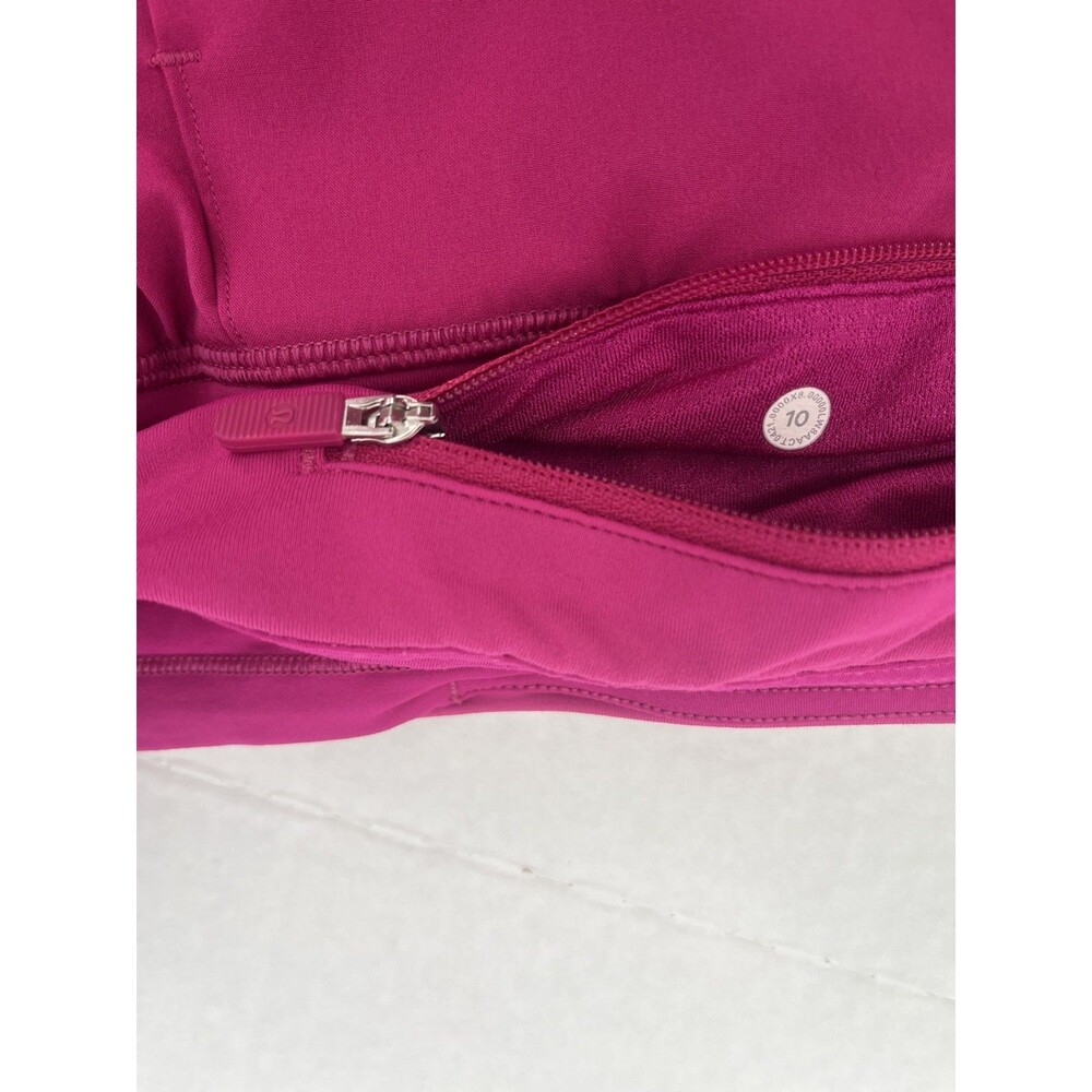 Lululemon Pace Rival Mid Rise Skirt Tall Ripened Raspberry Size 10 Pleated - Picture 6 of 8
